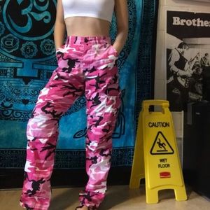 Pink Camo Pants